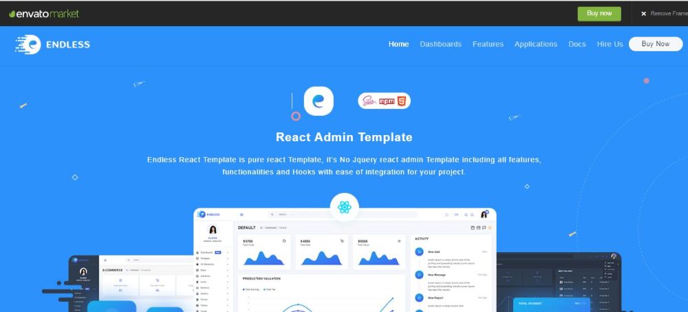 Endless- Admin Template