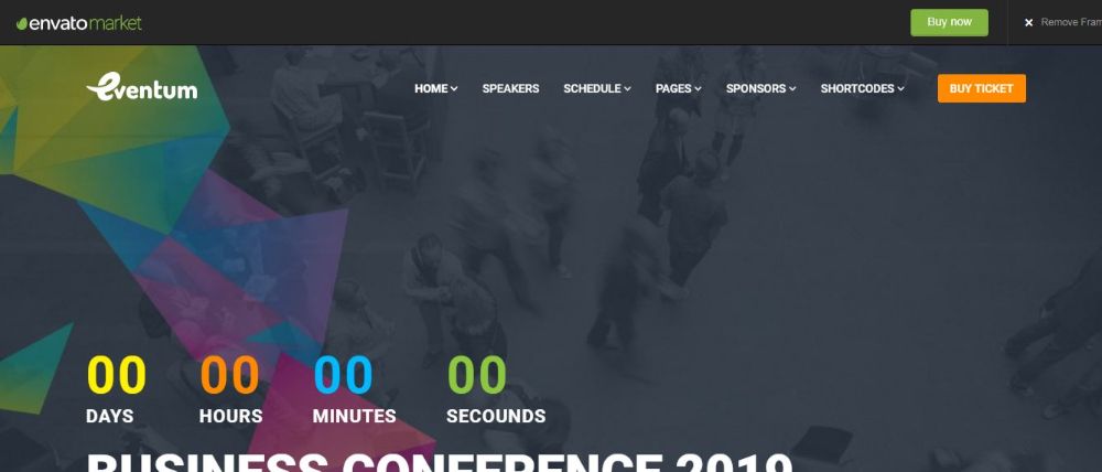 Eventum Conference WordPress Theme