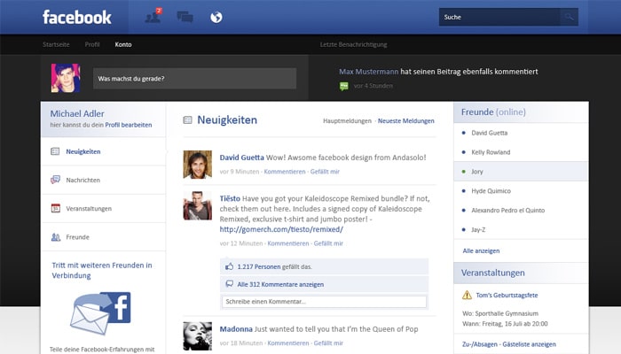 Facebook Re Design