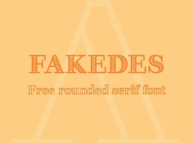 Fakedess free font