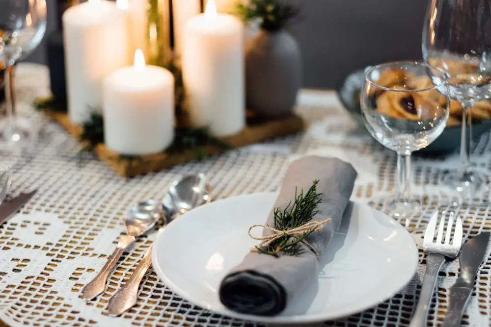 Festive Table Setup