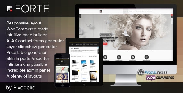 Forte WooCommerce Website Template