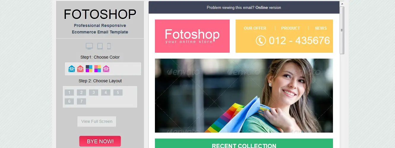 Fotoshop - Responsive Ecommerce Email Newsletter