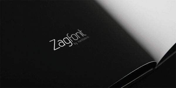 Free font Zag