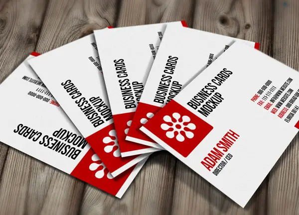 Free PSD Business Cards Mockup