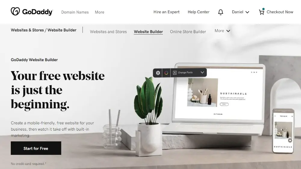 Best Website Builders For 2022: GoDaddy
