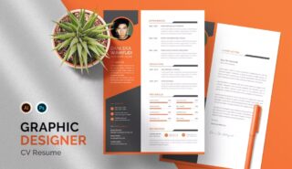 Graphic Designer CV Resume Template