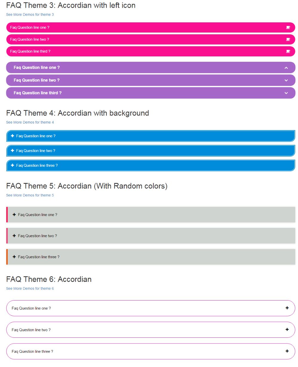 WordPress FAQ Plugins - HTML5 Responsive FAQ