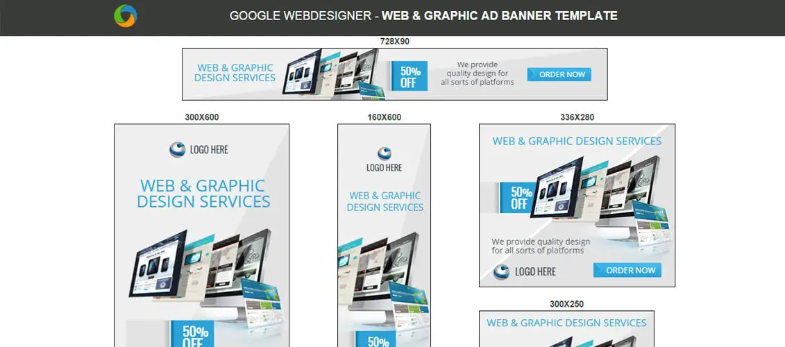 HTML5 Banners Sizes