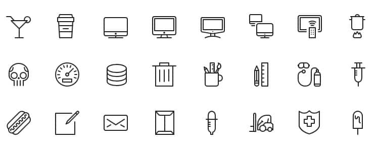 iOS7 Vector Icons