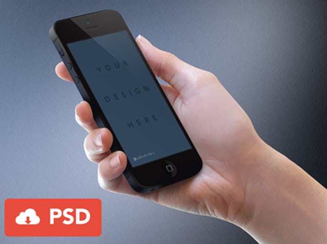 iPhone Mockup Free PSD