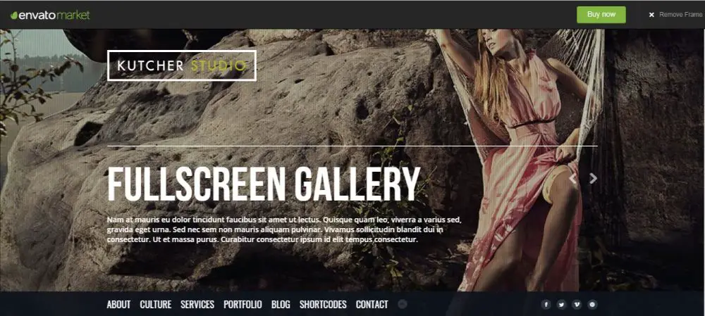 Kutcher Studio Parallax Scrolling Theme