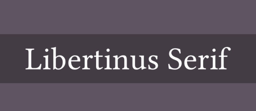 Libertinus serif