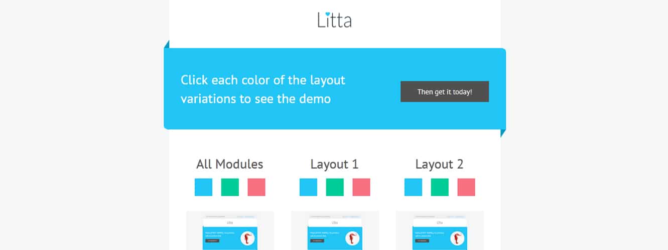 Litta - Clean Responsive Newsletter Template