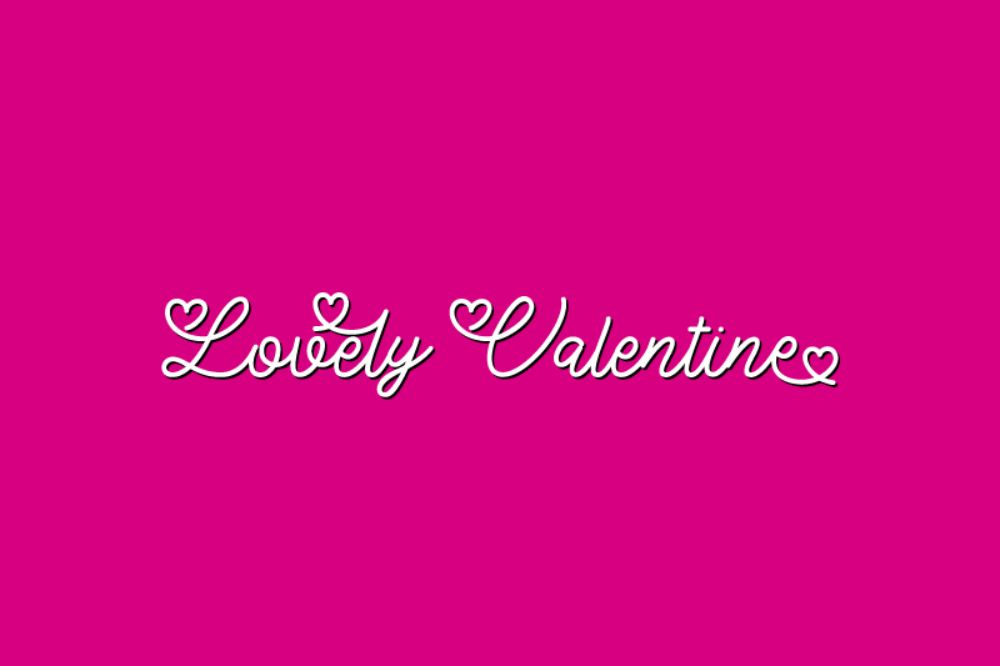 Lovely Valentine Font