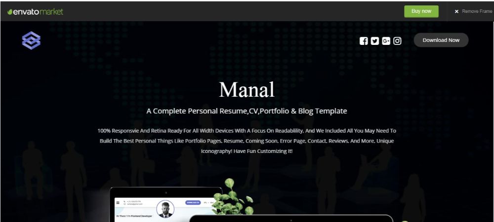 Manal- vCard Template