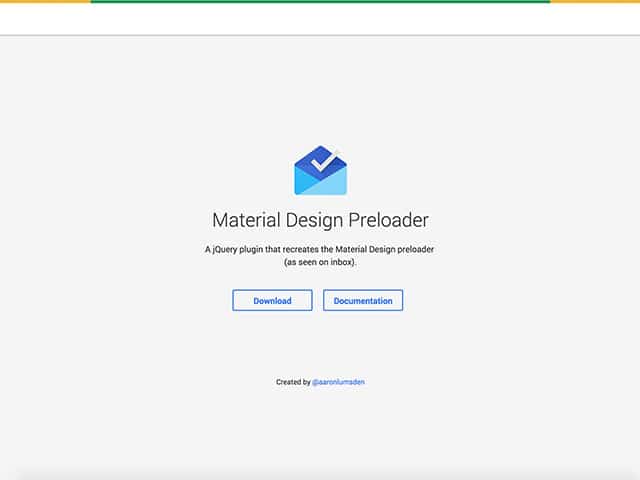 Material Design preloader