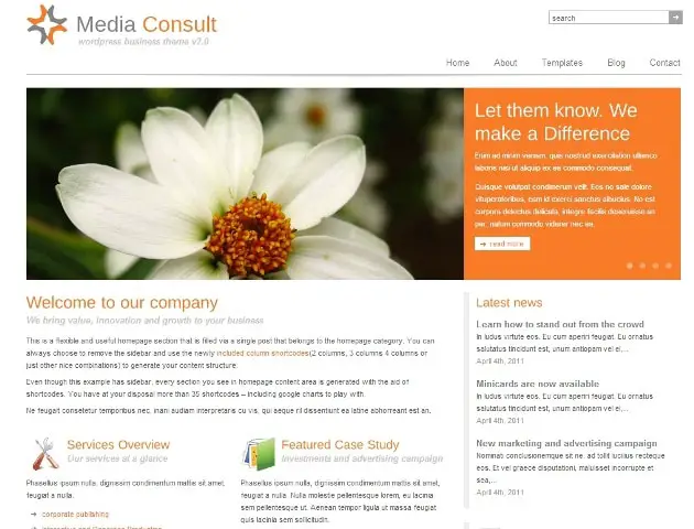 Media Consult - Business WordPress Theme