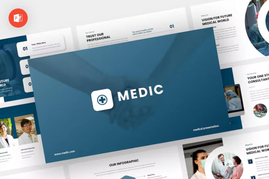 Best Nursing PowerPoint Template: Medic