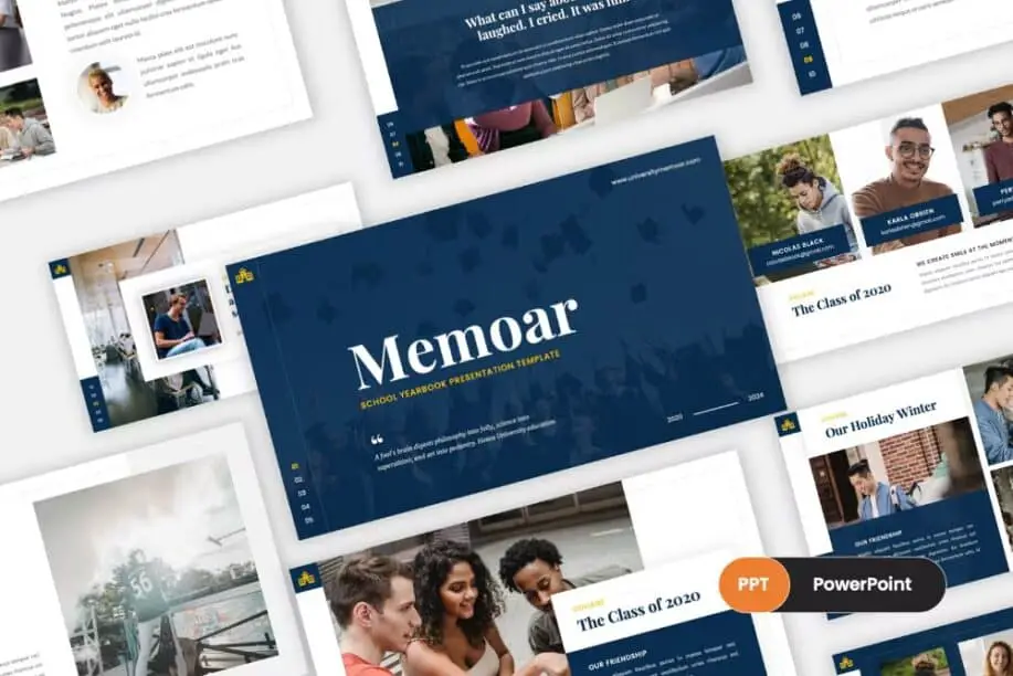 Memoar - University & School PowerPoint Template