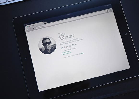 Minimal Bio responsive free site template