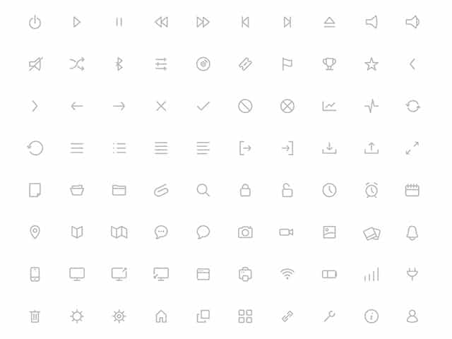 Minimalistic Icons