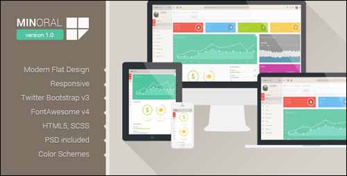Minoral Premium Admin Template