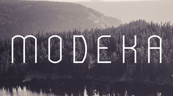 MODEKA - Free Font