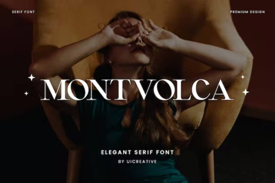 Montvolca Elegant Serif Font