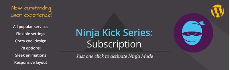 Ninja Kick Subscription WordPress Plugin