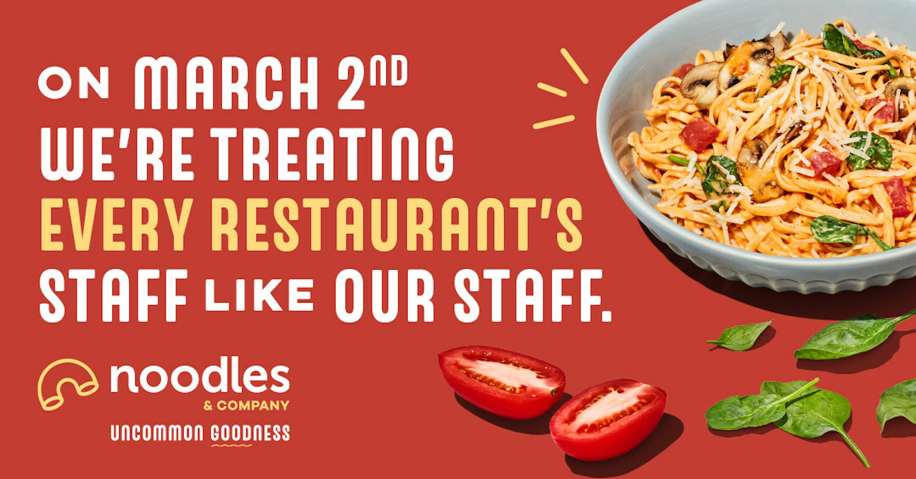 Noodles & Company Creative Text Used In Advertising