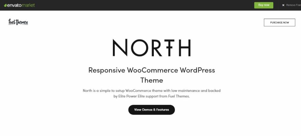 North-wooCommerce theme