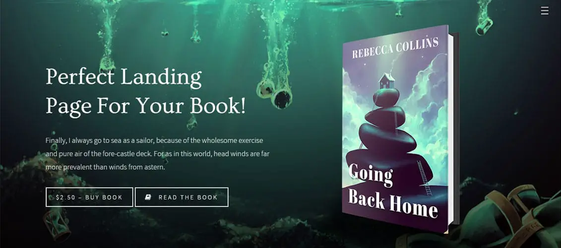 Novela Book Landing Theme