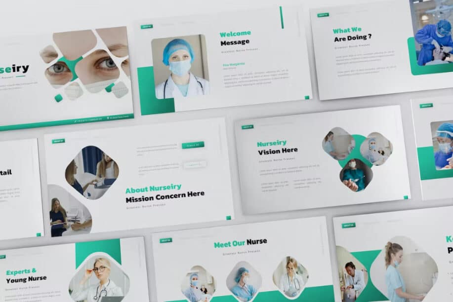 Best Nursing PowerPoint Template: Nurseiry