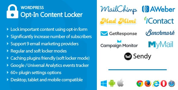 Opt-In Content Locker for WordPress