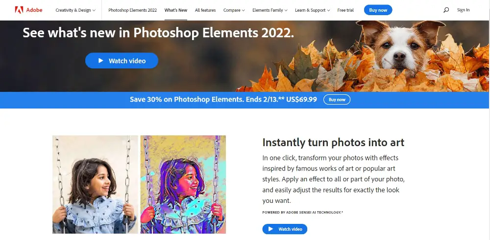 Photoshop Elements 2022