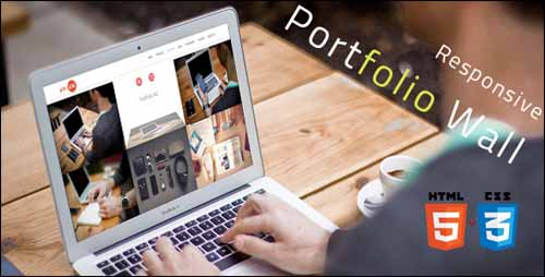 Portfolio Wall Free Image Hover