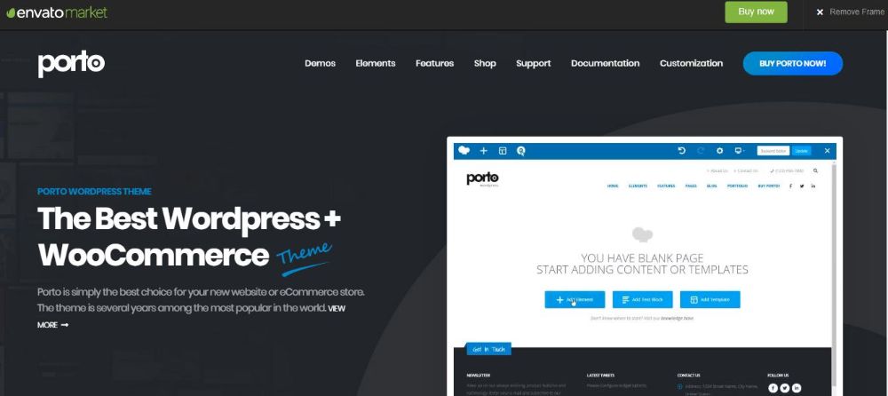 Porto WooCommerce Online Shop Theme