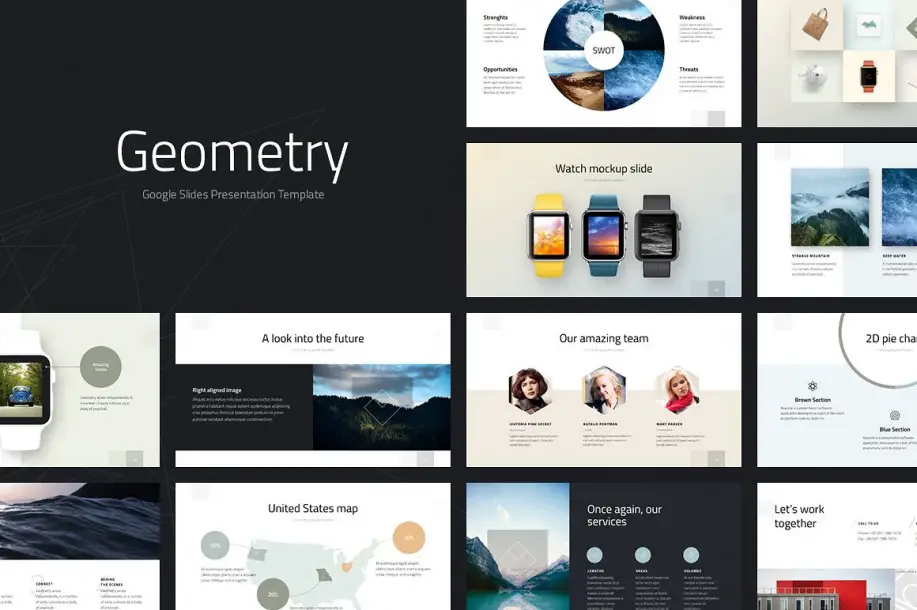 Geometry Template for Google Slides