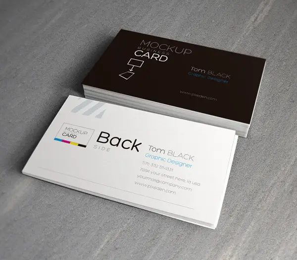 PSD Business Card Mock Up Vol 2