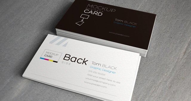 PSD Business Card Mock Up Vol 2