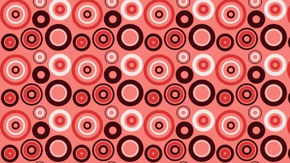 Red Seamless Circle Pattern