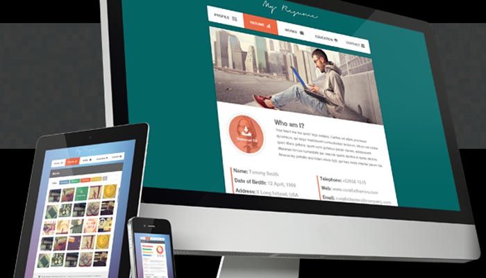Responsive Bootstrap CV Resume