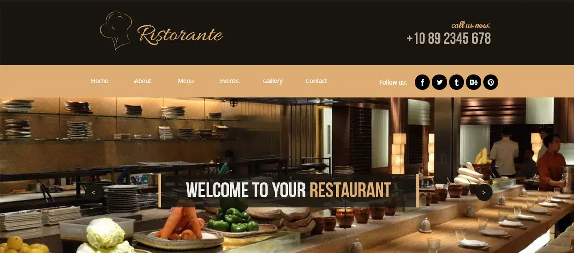 Restaurant Caffee Bar Pub Template