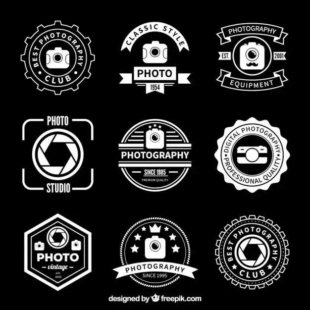 Retro free badges