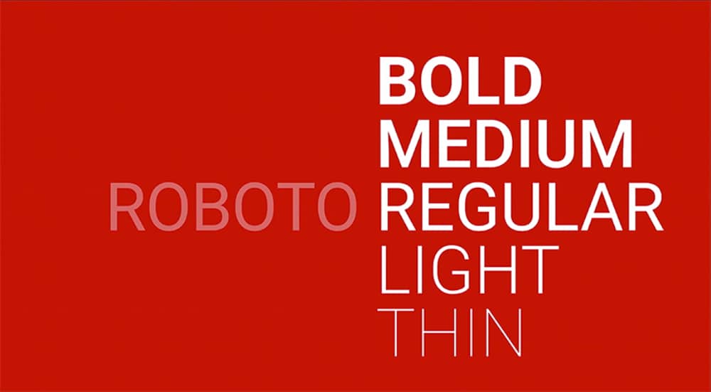 Roboto - web safe font