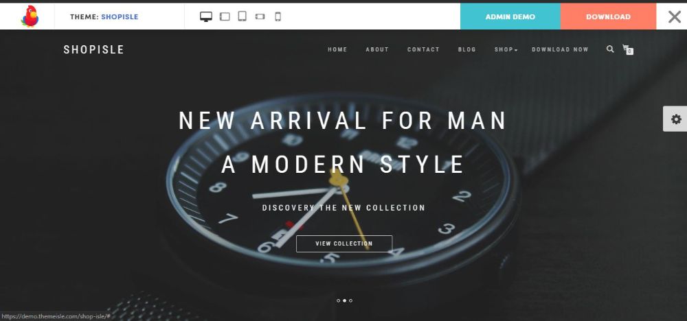 12 FREE eCommerce WordPress Themes- Shop Isle