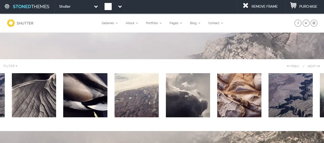 Shutter - Photography Art WordPress Theme