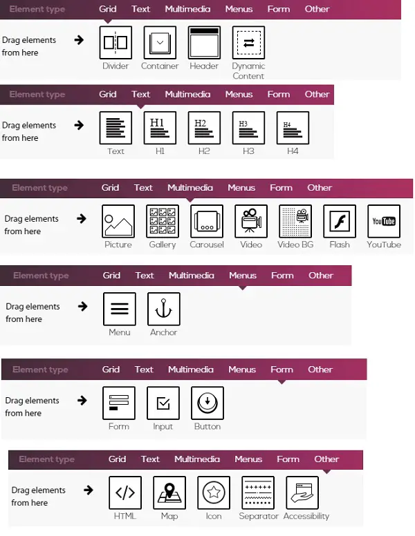 Simbla-responsive-website-builder-element-options-8