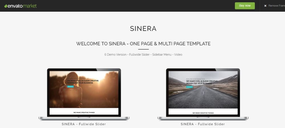 Sinera Muse Template 